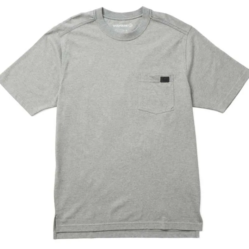 Wolverine T-Shirts*Men's Short Sleeve Guardian Cotton Pocket Tee