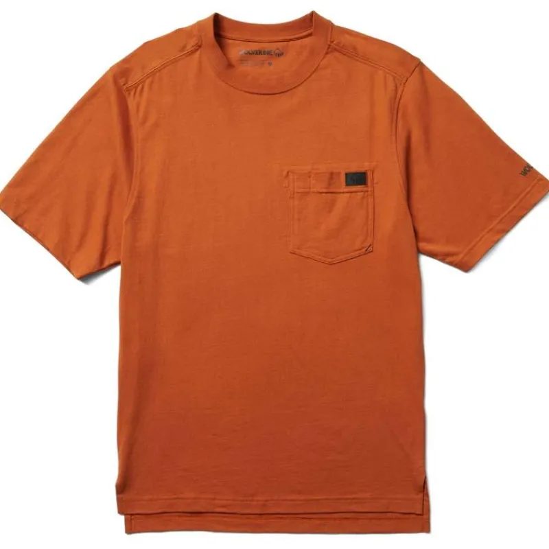 Wolverine T-Shirts*Men's Short Sleeve Guardian Cotton Pocket Tee
