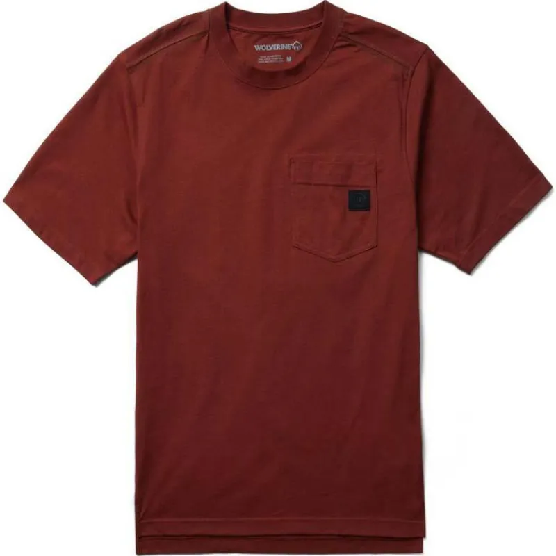 Wolverine T-Shirts*Men's Short Sleeve Guardian Cotton Pocket Tee