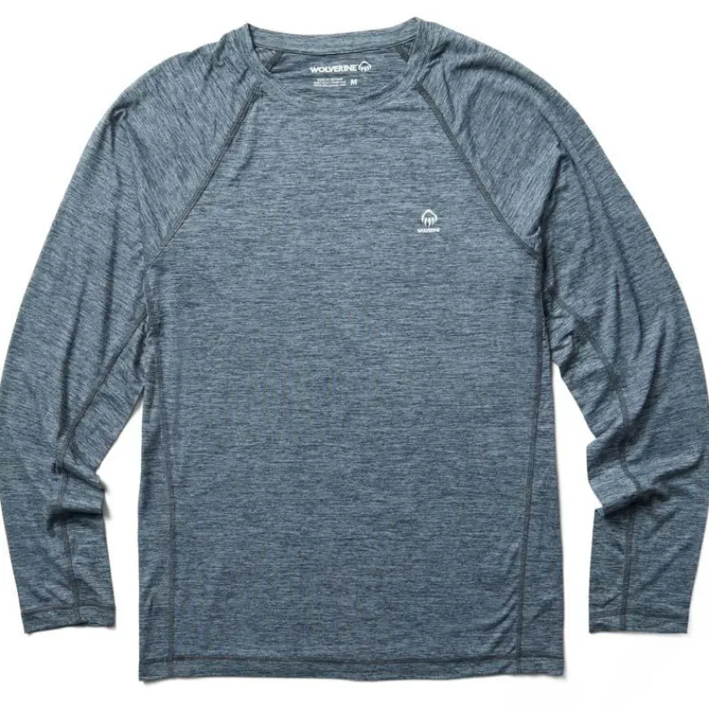 Wolverine T-Shirts*Men's Sun-Stop Eco Long Sleeve Raglan Tee