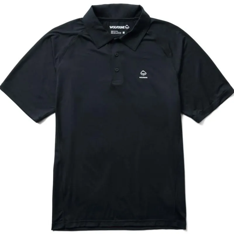 Wolverine Polo Shirts*Men's Sun-Stop Eco UPF Short Sleeve Polo