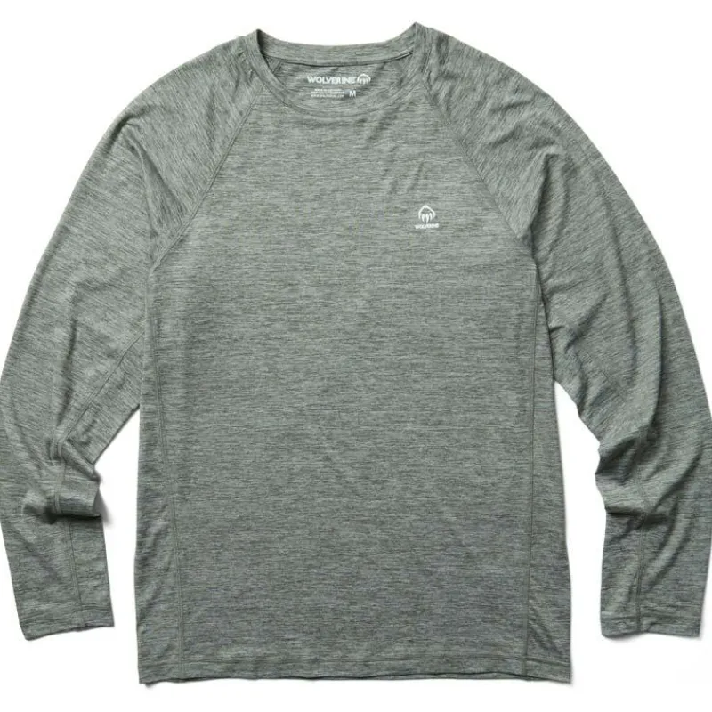 Wolverine T-Shirts*Men's Sun-Stop Eco Long Sleeve Raglan Tee