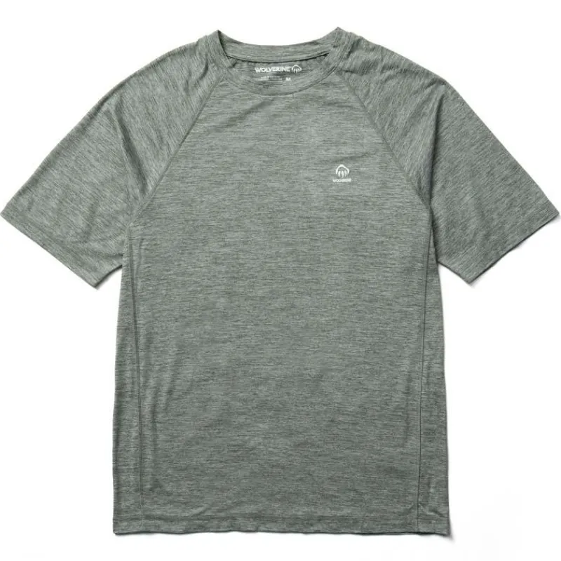 Wolverine T-Shirts*Men's Sun-Stop Eco Short Sleeve Raglan Tee