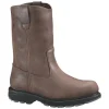 Wolverine Non-Slip Boots | Steel Toe*Slip Resistant Steel Toe 10-Inch Wellington Brown