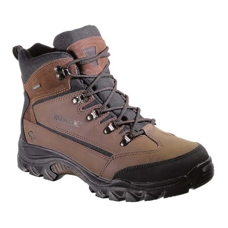 Wolverine Hiking*Spencer Waterproof Mid Cut Hiking Boots Brown / Black
