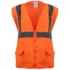 Work Force Vests | Coats & Jackets*Class 2 Hi-Visibility Zip Up Vest Hi-vis Orange