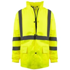Work Force Rain Jackets | Rain Gear*Men's Class 3 Hi-Visibility Rain Jacket Lime