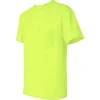 Work Force Hi-Visibility Shirts | T-Shirts*Men's Short Sleeve Enhanced Visibility T-Shirt Hi Viz Green