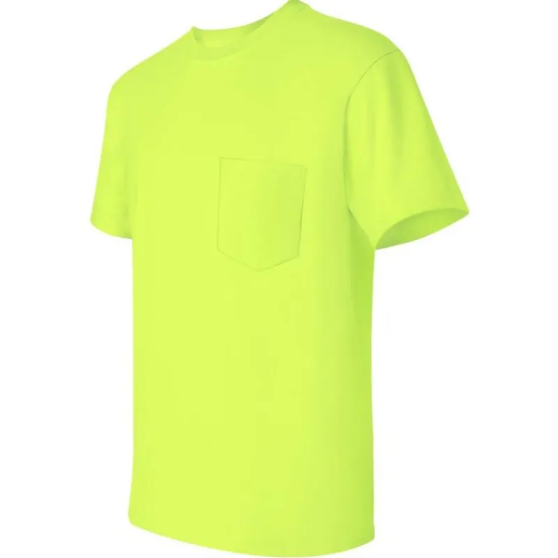 Work Force Hi-Visibility Shirts | T-Shirts*Men's Short Sleeve Enhanced Visibility T-Shirt Hi Viz Green