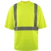 Work Force Hi-Visibility Shirts | T-Shirts*Men's Short Sleeve Hi Visibility Class 2 T-Shirt Hi Viz Green