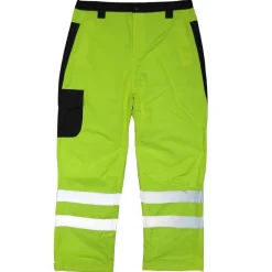 Work Force Rain Pants & Bibs | Rain Gear*Men's Waterproof Hi Viz With Reflective Rain Pants Hi Viz Green